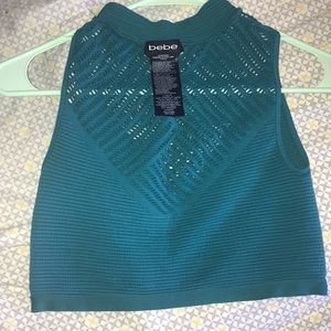 Bebe crop top! New